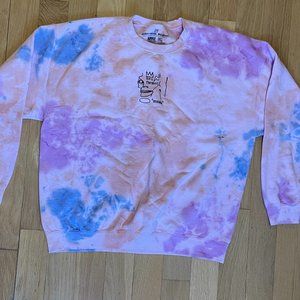 Tie Dye Wash Evil Thoughts "Revenge" Basquiat Urban Outfitters Longsleeve